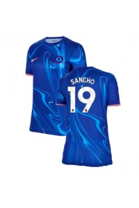 Chelsea Jadon Sancho #19 Voetbaltruitje Thuis tenue Dames 2024-25 Korte Mouw